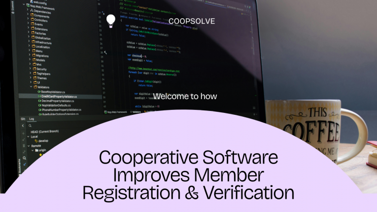 How Cooperative Software Improves Member Registration & Verification