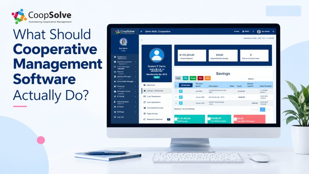 Cooperative Management Dashboard